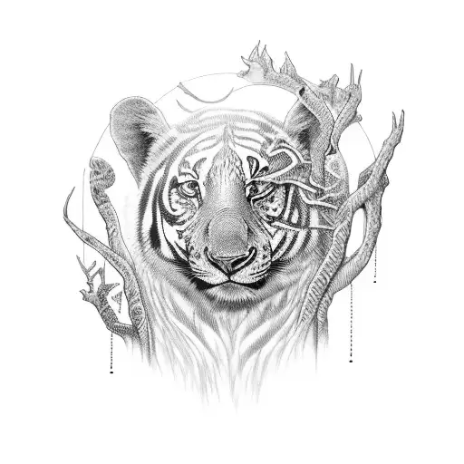 A volunteer helping endangered wildlife in Alaska tattoo design idea