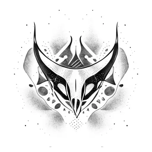 manta ray tattoo design idea