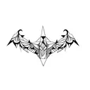 add pyramids in background  tattoo design idea