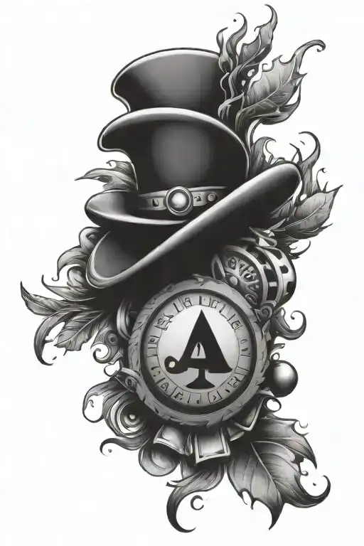 life is gamble style inspired tattoo design idea