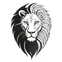 lion 4 human hands cradling Filipino sun tattoo design idea