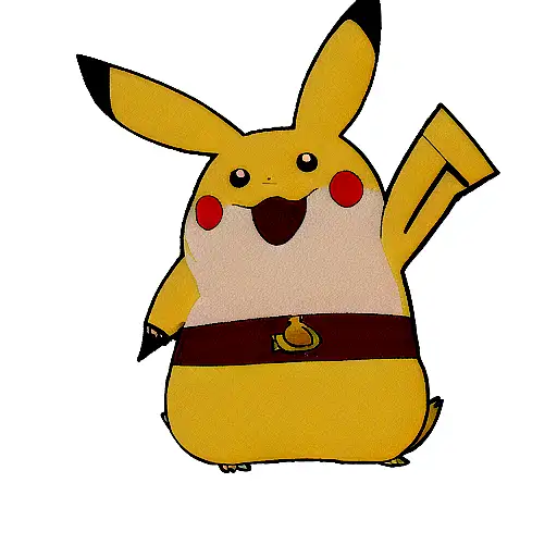 Studio Ghibli, Pikachu, Clarence tattoo design idea