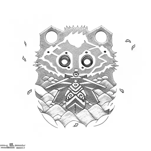 Studio Ghibli tattoo design idea