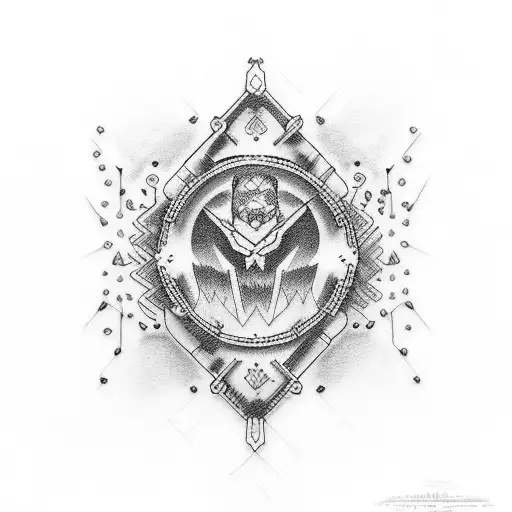 simpson friends tattoo design idea