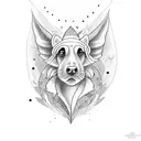 simpson friends tattoo design idea