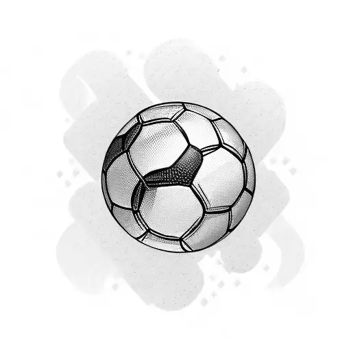 Soccer fan tattoo design idea