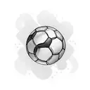 Soccer fan tattoo design idea