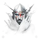 prince of Persia two thrones cursed hand sleeve tattoo design idea