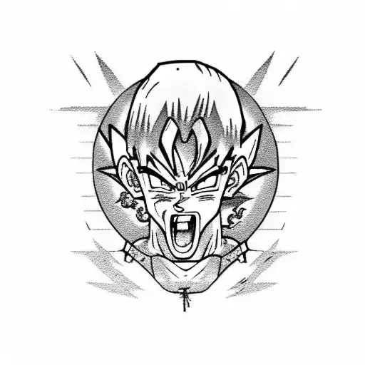 dragon ball z  tattoo design idea