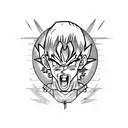 dragon ball z  tattoo design idea