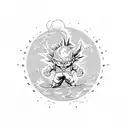 dragon ball z  tattoo design idea