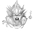 dragon ball z  tattoo design idea