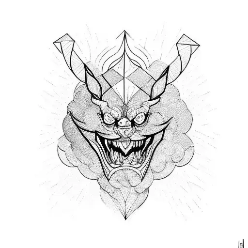 anger tattoo design idea