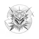 anger tattoo design idea
