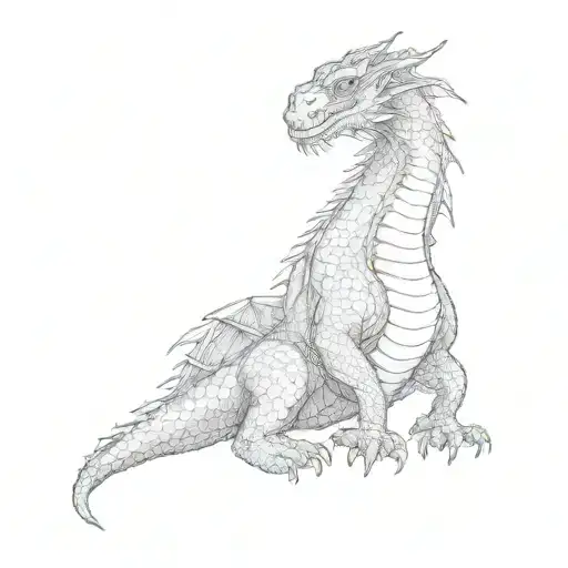 a dragon tattoo design idea