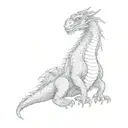 a dragon tattoo design idea