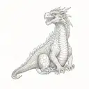 a dragon tattoo design idea