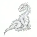a dragon tattoo design idea