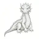 a dragon tattoo design idea