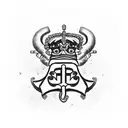 Royal Marine Commando logo tattoo design idea