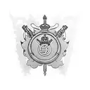 Royal Marine Commando logo tattoo design idea