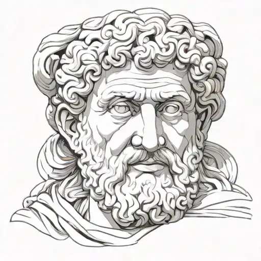 Stoic Philosophy  tattoo design idea