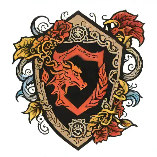 Arkansas shield tattoo design idea