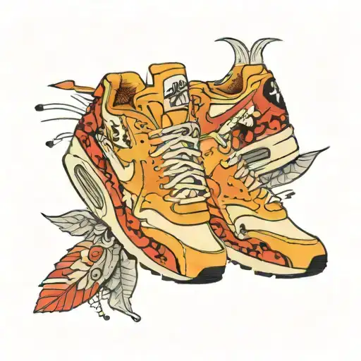 Nike air max  tattoo design idea