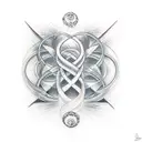 infinity "Grace" tattoo design idea
