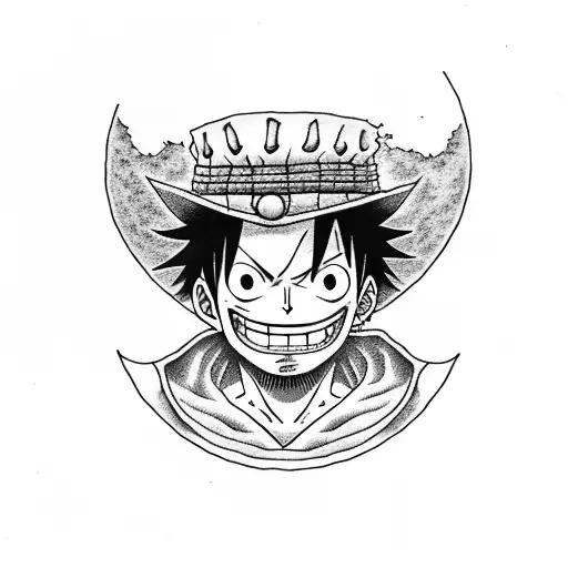 luffy tattoo design idea
