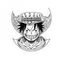 luffy tattoo design idea