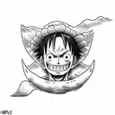 luffy tattoo design idea