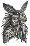 shaman tattoo design idea