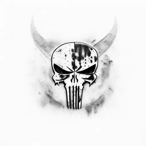 punisher tattoo design idea