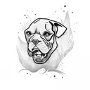 Kick boxer tattoo design idea