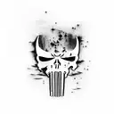 punisher tattoo design idea