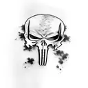 punisher tattoo design idea