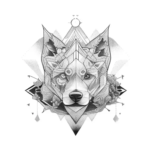 leo y virgo tattoo design idea