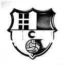  fc barcelona tattoo design idea