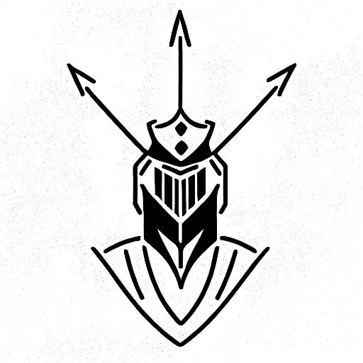 Knight tattoo design idea