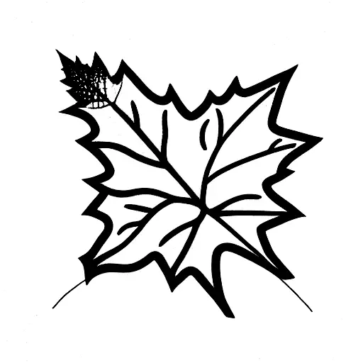 Maple Leaf tattoo design idea