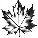 Maple Leaf tattoo design idea