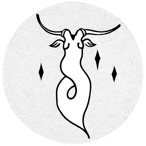 Astrological Capricorn Zodiac Sign. Horoscope Icon in Boho Minimalist  Style. Mystic Vector Illustration Stock Vector - Illustration of mythology,  tattoo: 282200474