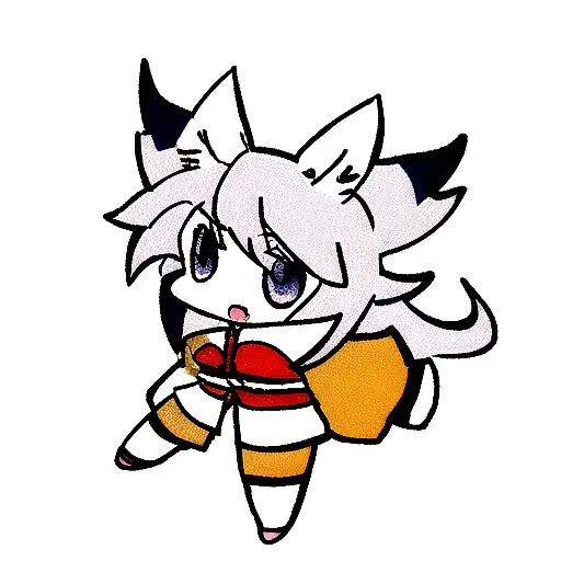 an anime character tattoo design idea