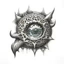 ABO AMIR tattoo design idea