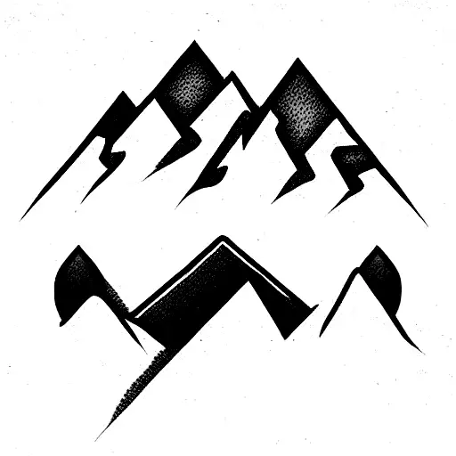 UK 3 peaks tattoo design idea