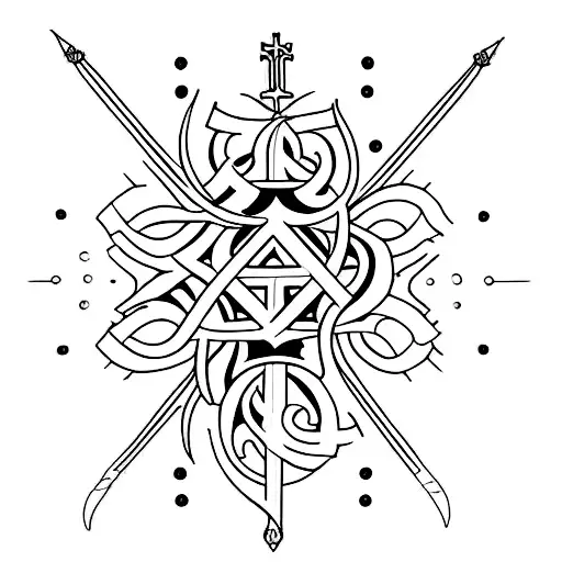 Seek first the kingdom of god tattoo design idea