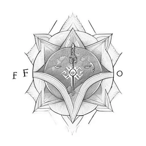 Seek first the kingdom of god tattoo design idea