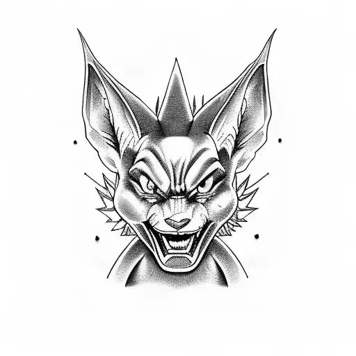 beerus  tattoo design idea
