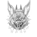 beerus  tattoo design idea